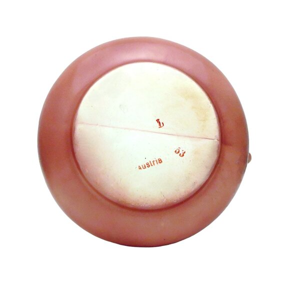 Antique Victorian 1890s Austria Enamel Portrait of Woman Mini Pitcher Vase - Picture 3 of 7